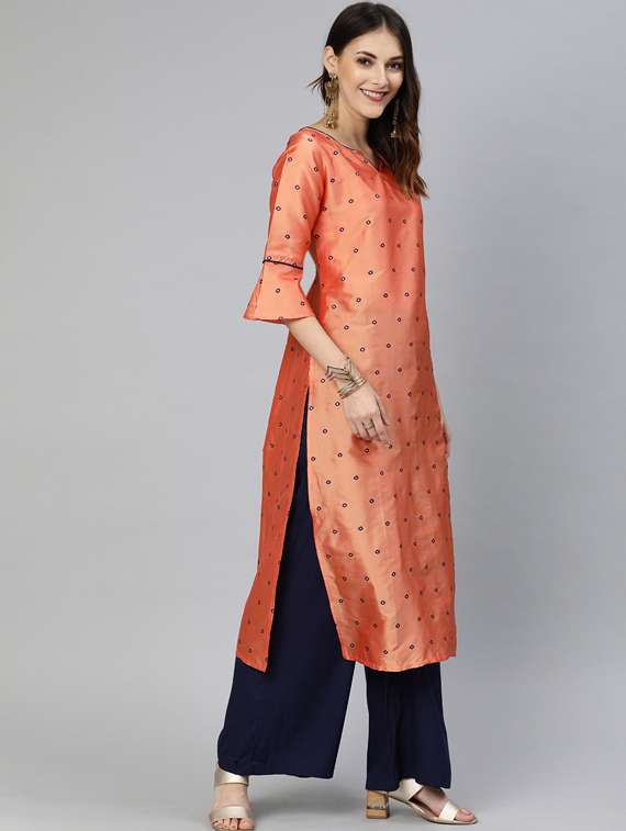 Embroidered Straight Kurta