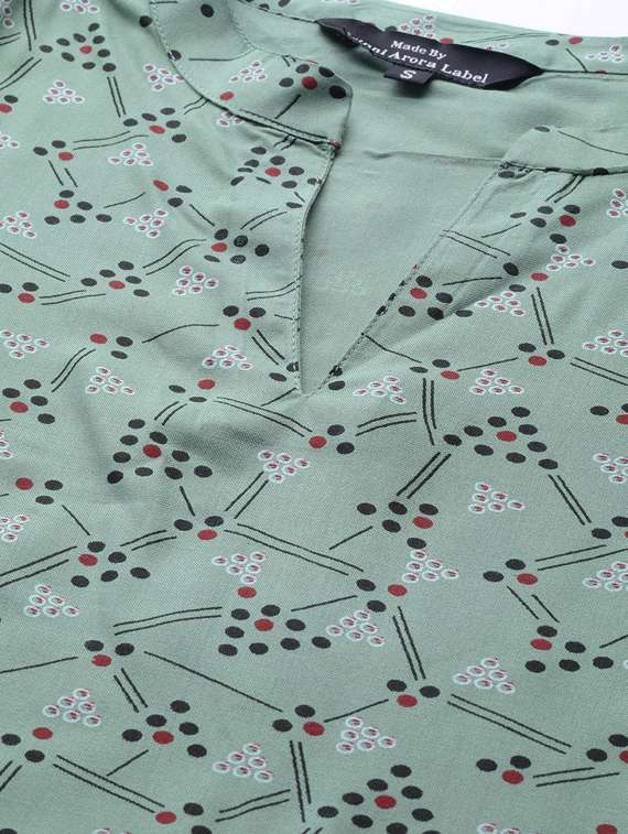 Abstract Straight Kurta
