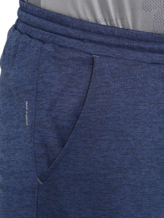 Blue Color Block Full Length Track Pant