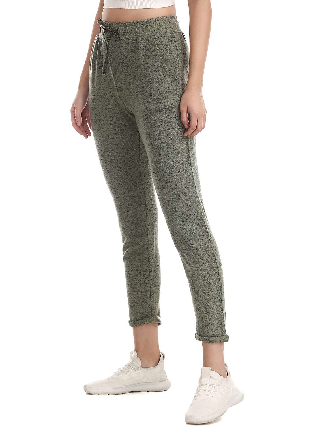 Green Rayon Trousers