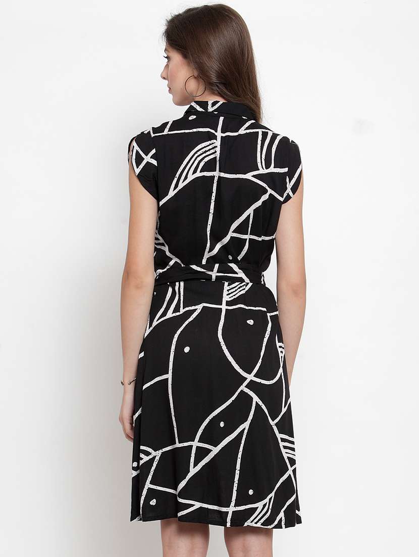 Women's Shirt Abstract Dress