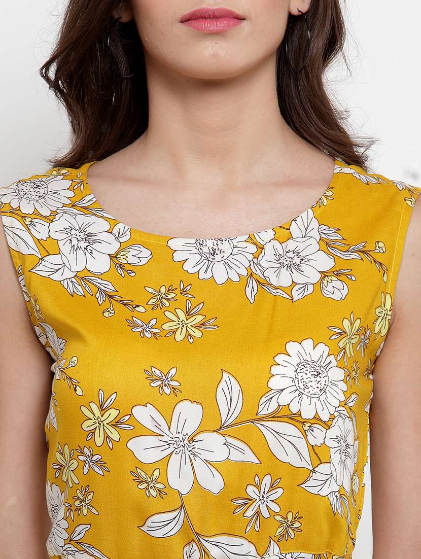 Women's Fit & Flare Floral Dress