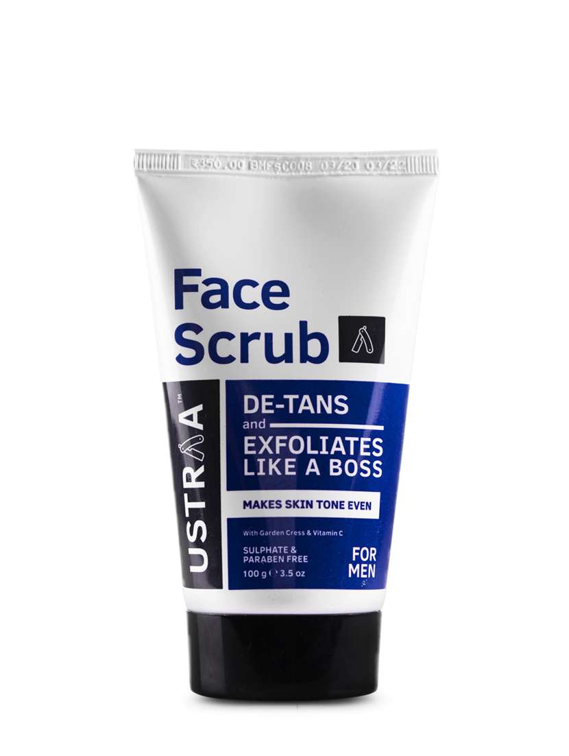 Ustraa Beard Growth Oil And De  Tan Face Scrub