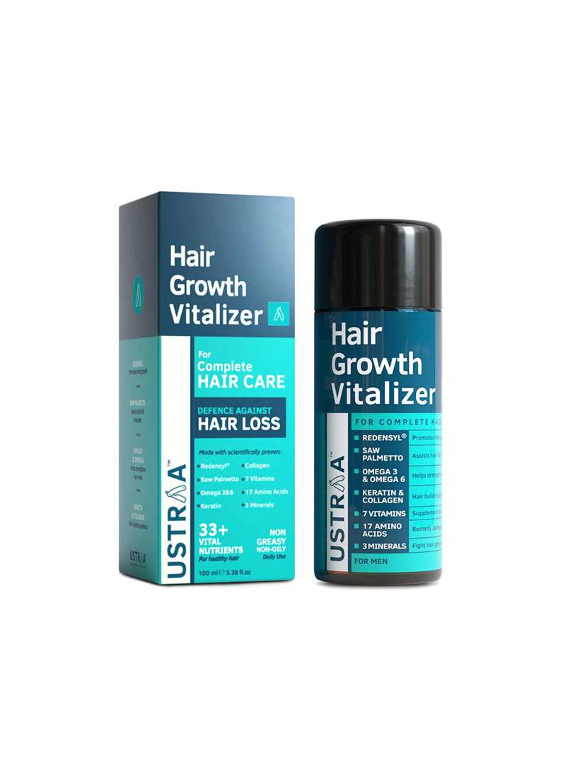 Ustraa Hair Growth Vitalizer And Hair Wax Wet Look