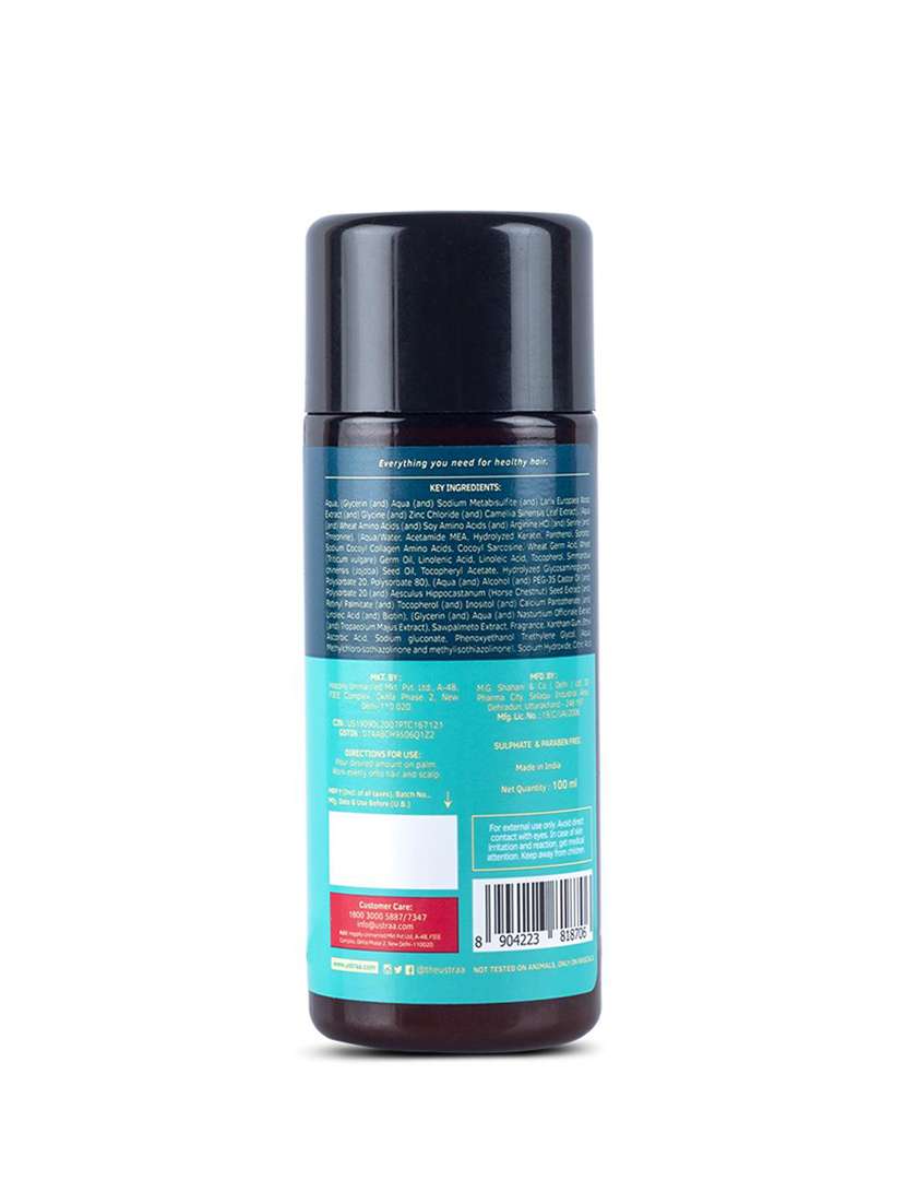 Ustraa Hair Growth Viatlizer   100ml, Anti Hairfall Shampoo   250ml & Ayurvedic Hair Oil   200ml