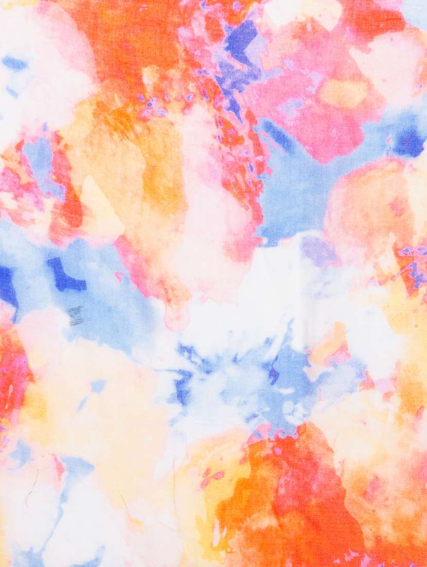 Orange Rayon Scarf