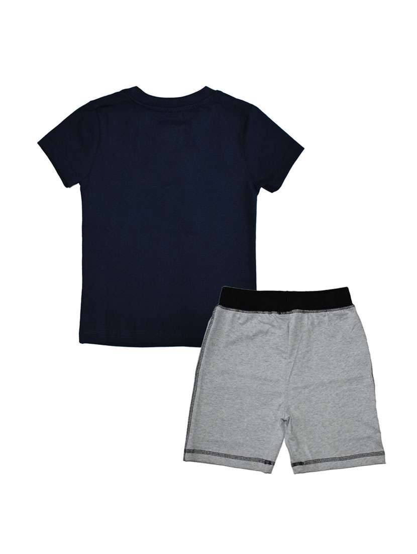 Pack Of 2 Typography Printed Shorts Set