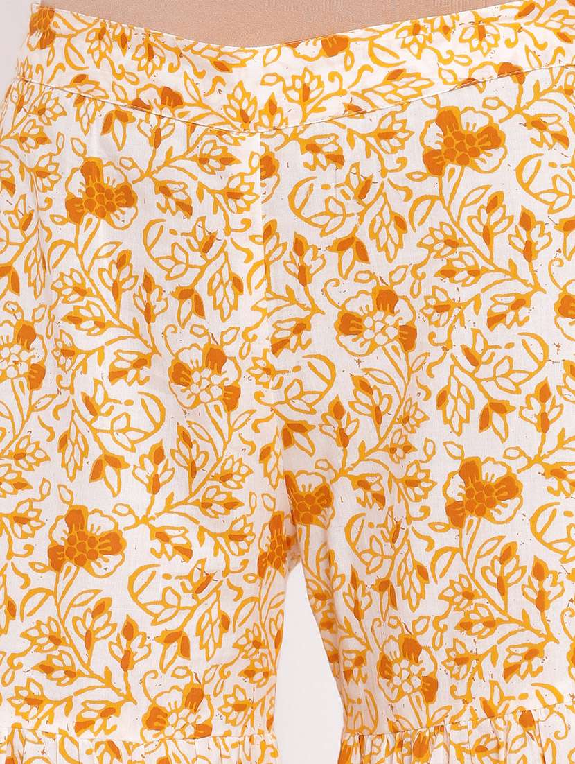 Women Floral Printed Kurta Sharara Set