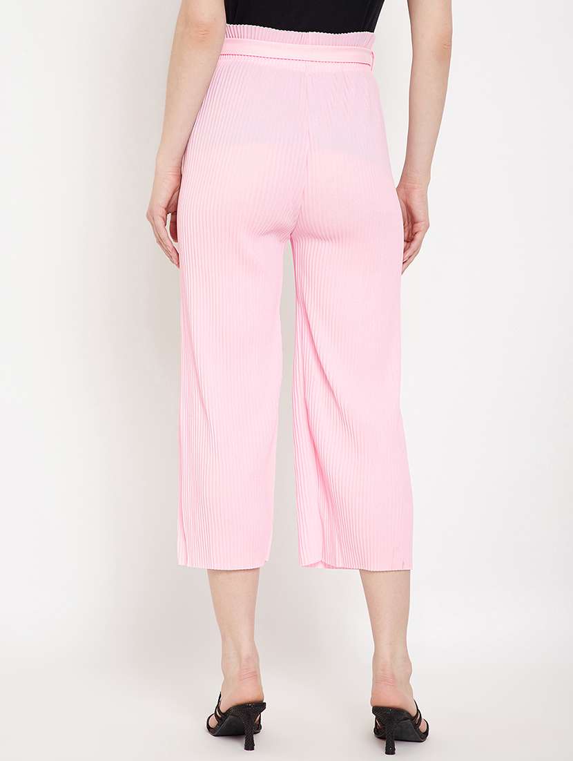 Tie Front Relaxed Fit Palazzo 