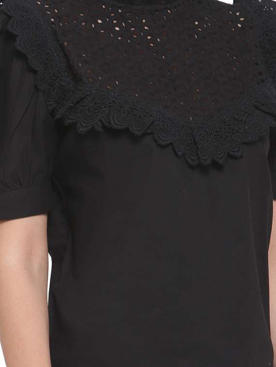 Women's Straight Mock Neck Top