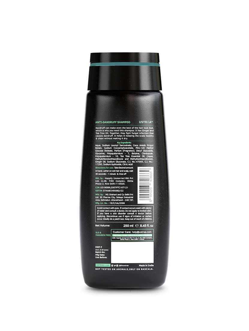 Ustraa Anti Dandruff Hair Shampoo 
