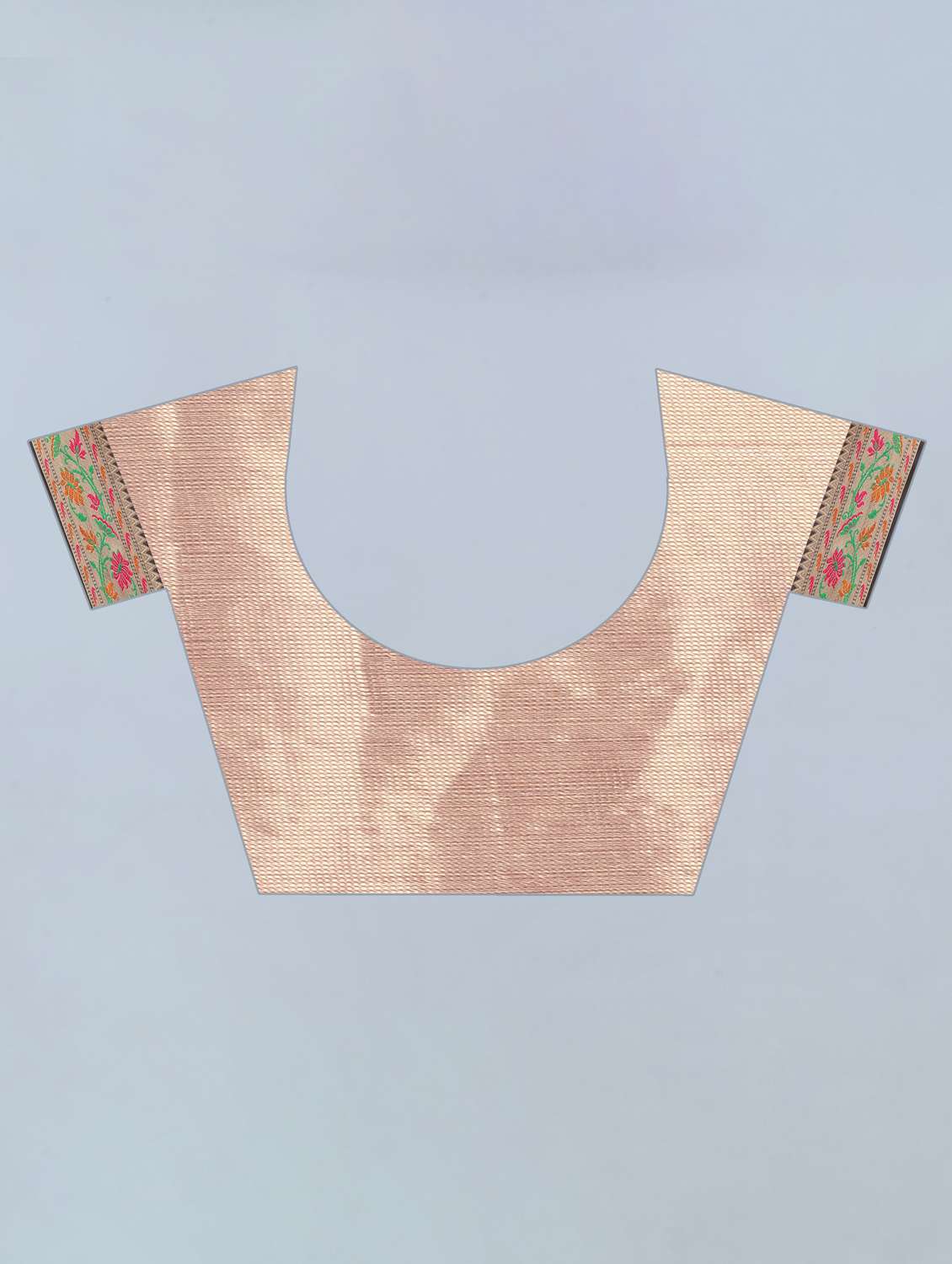 Women's Self Design Pink Colored Saree With Blouse