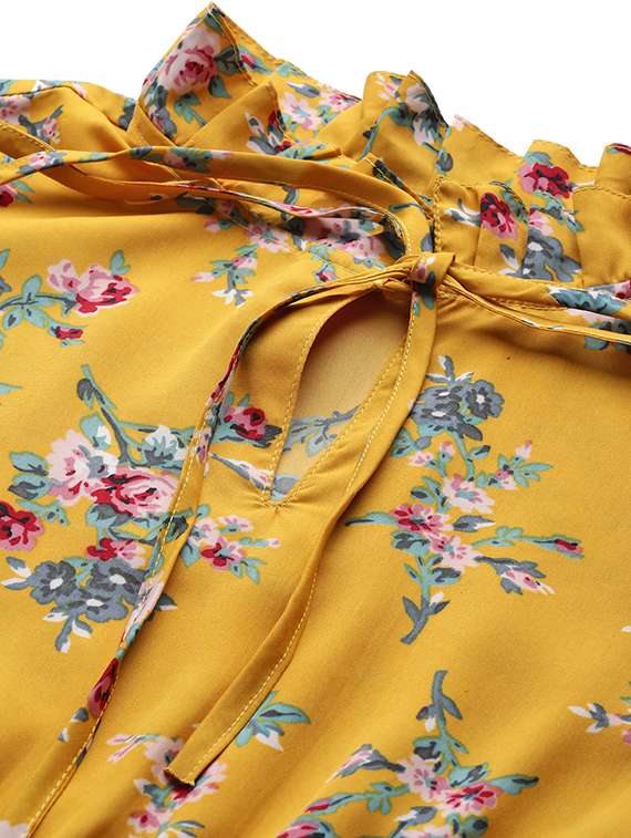 Women's Tiered Dress Floral Dress