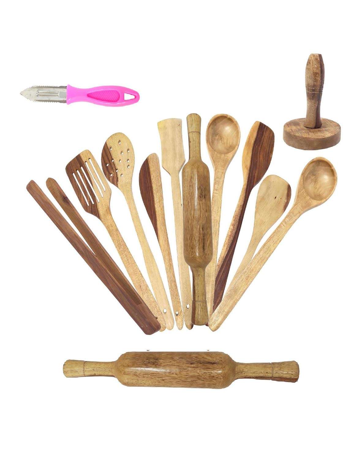 Buzykart® Wooden Kitchen Tool Set