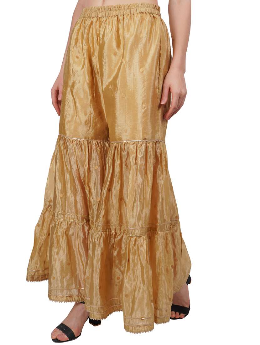 Gold Silk Blend Sharara