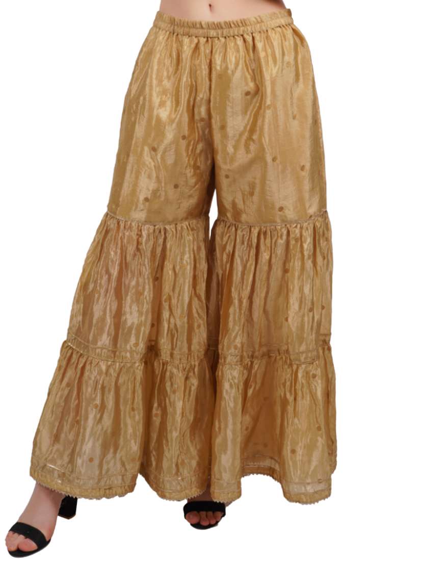 Gold Silk Blend Sharara