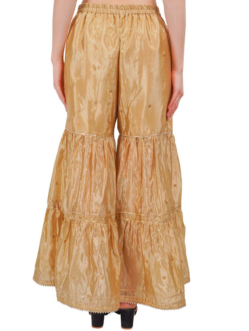 Gold Silk Blend Sharara