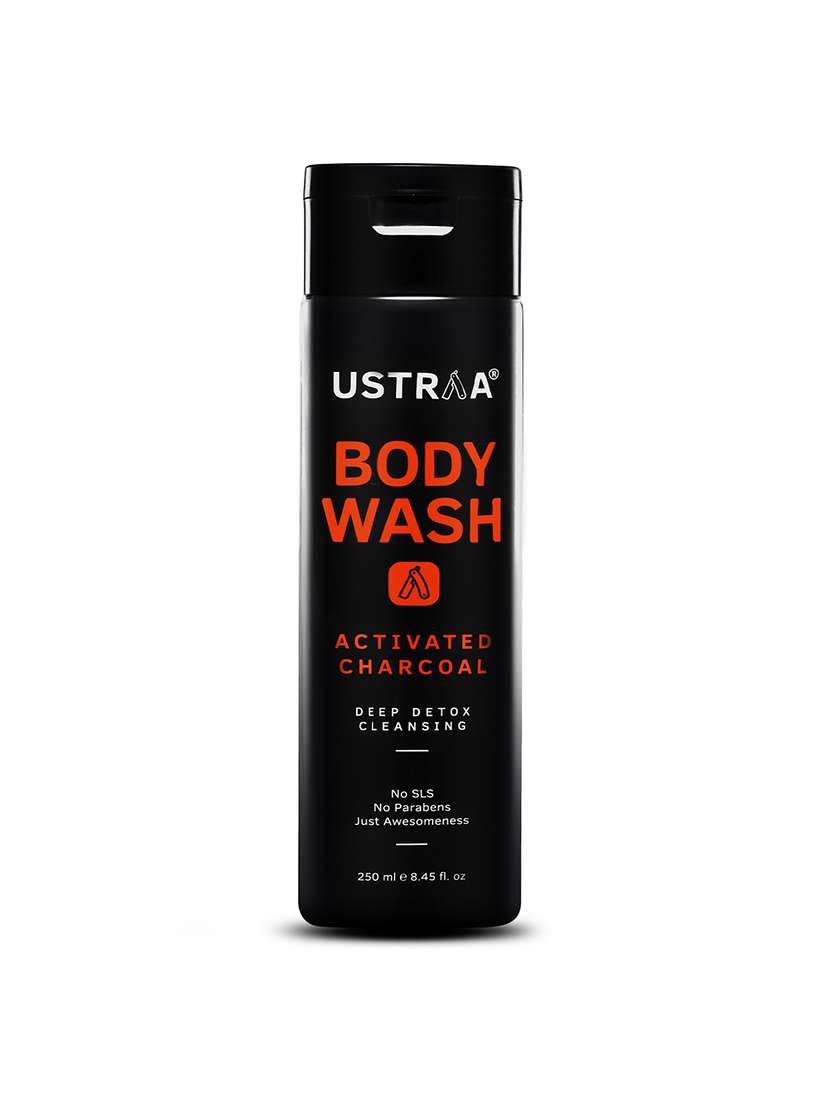 Ustraa Body Lotion Germ Free   200ml & Body Wash   Activated Charcoal   250ml