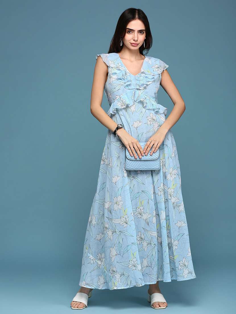 Women's Ruffle Floral Dress