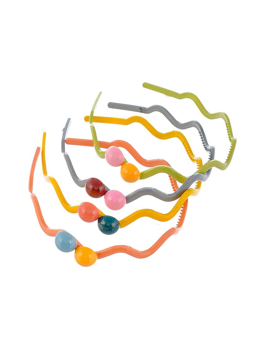 Set Of 4 Multi Color Hairband