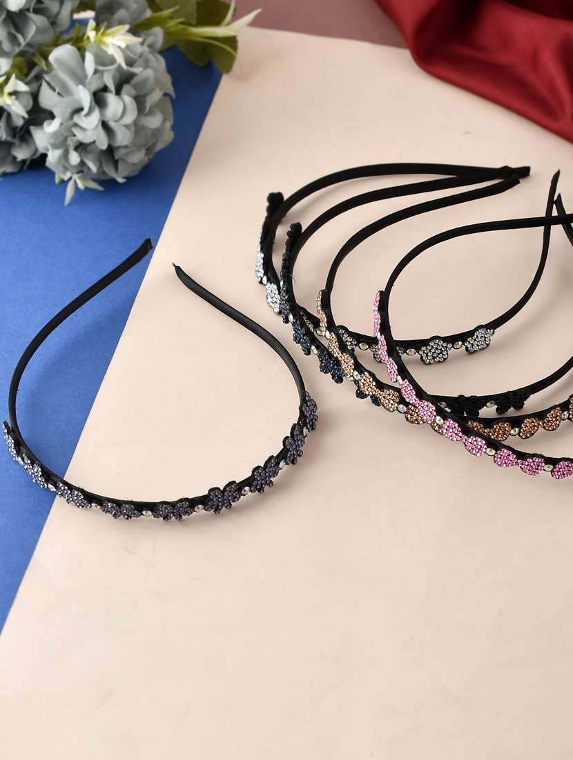 Set Of 5 Multi Color Hairband