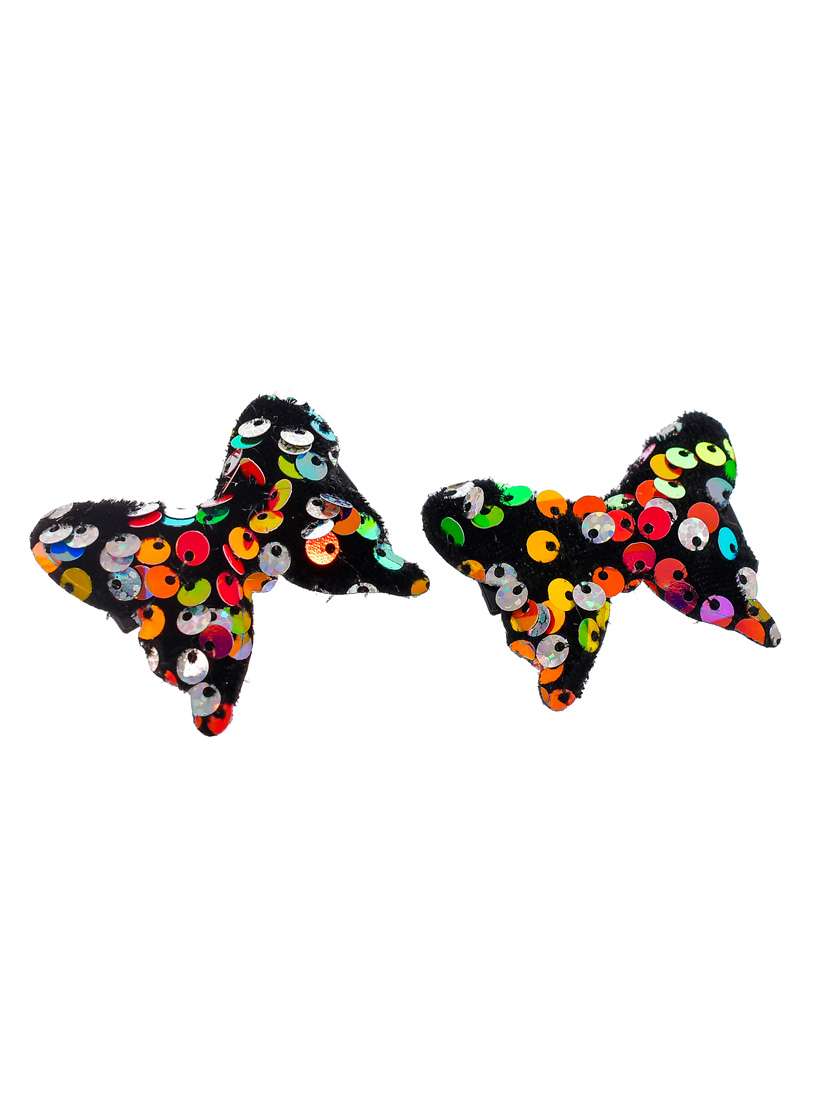 Butterfly Bow Sequined Hair Accessory