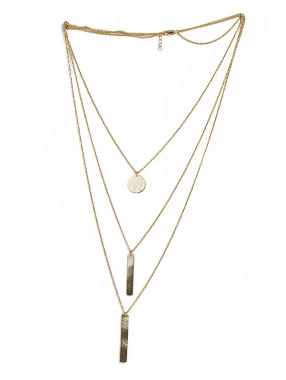 Beautiful Layered Gold Necklace