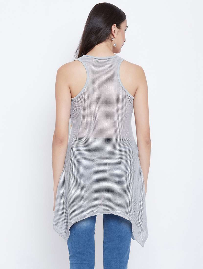 Women's Asymmetric Round Neck Top