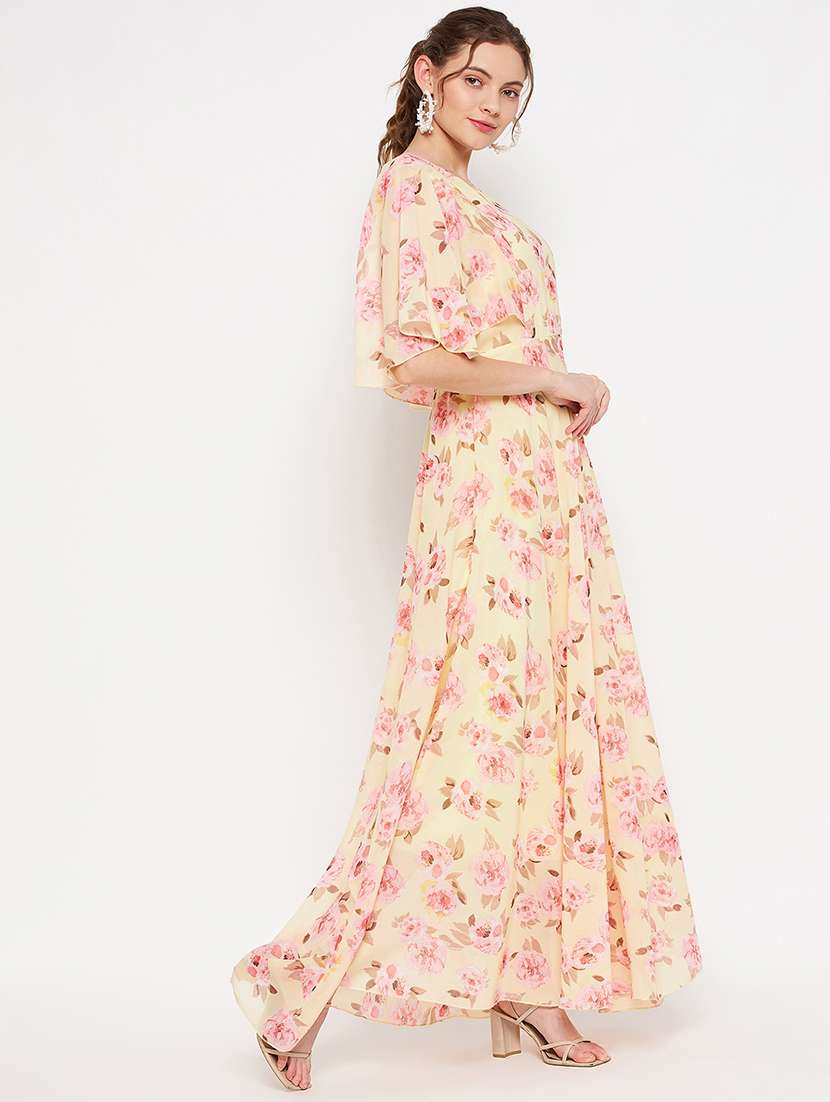 Women's Fit & Flare Floral Dress