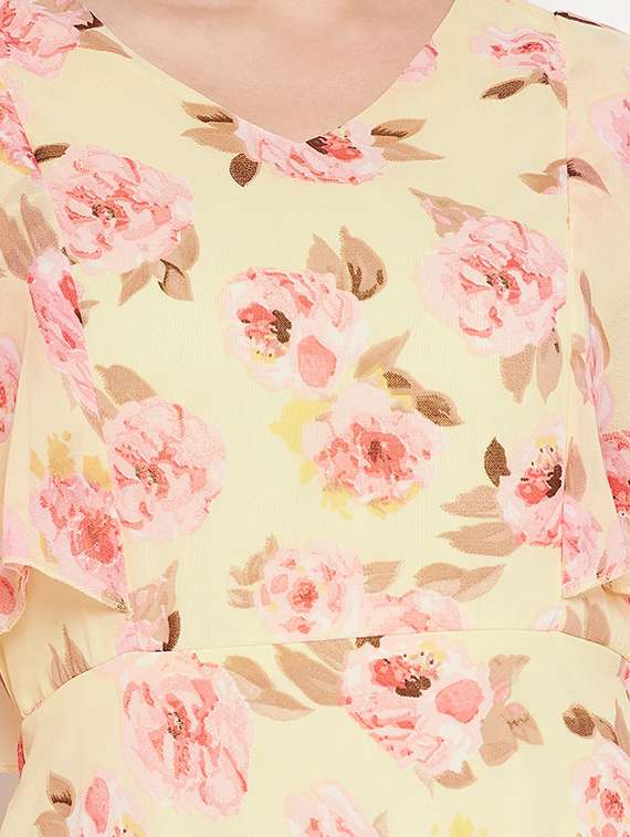 Women's Fit & Flare Floral Dress