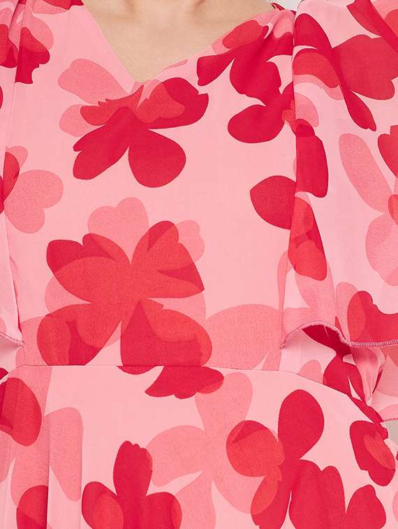 Women's Fit & Flare Floral Dress