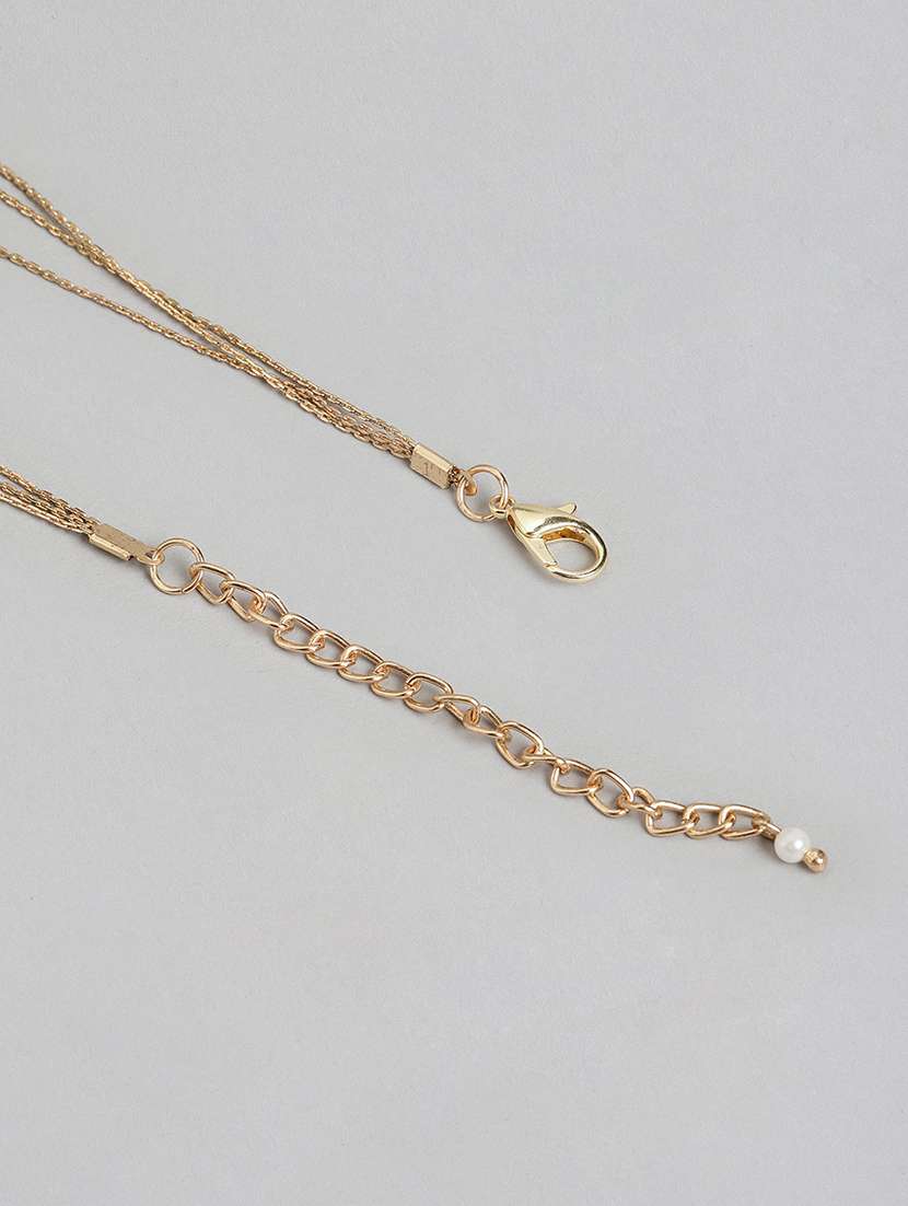 Blueberry Teagan Pearl Layerd Necklace