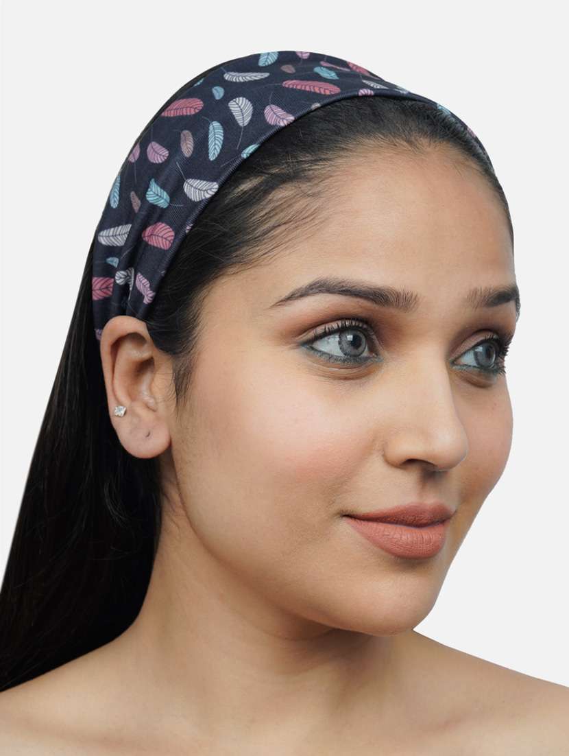 Black Printed Hairband 