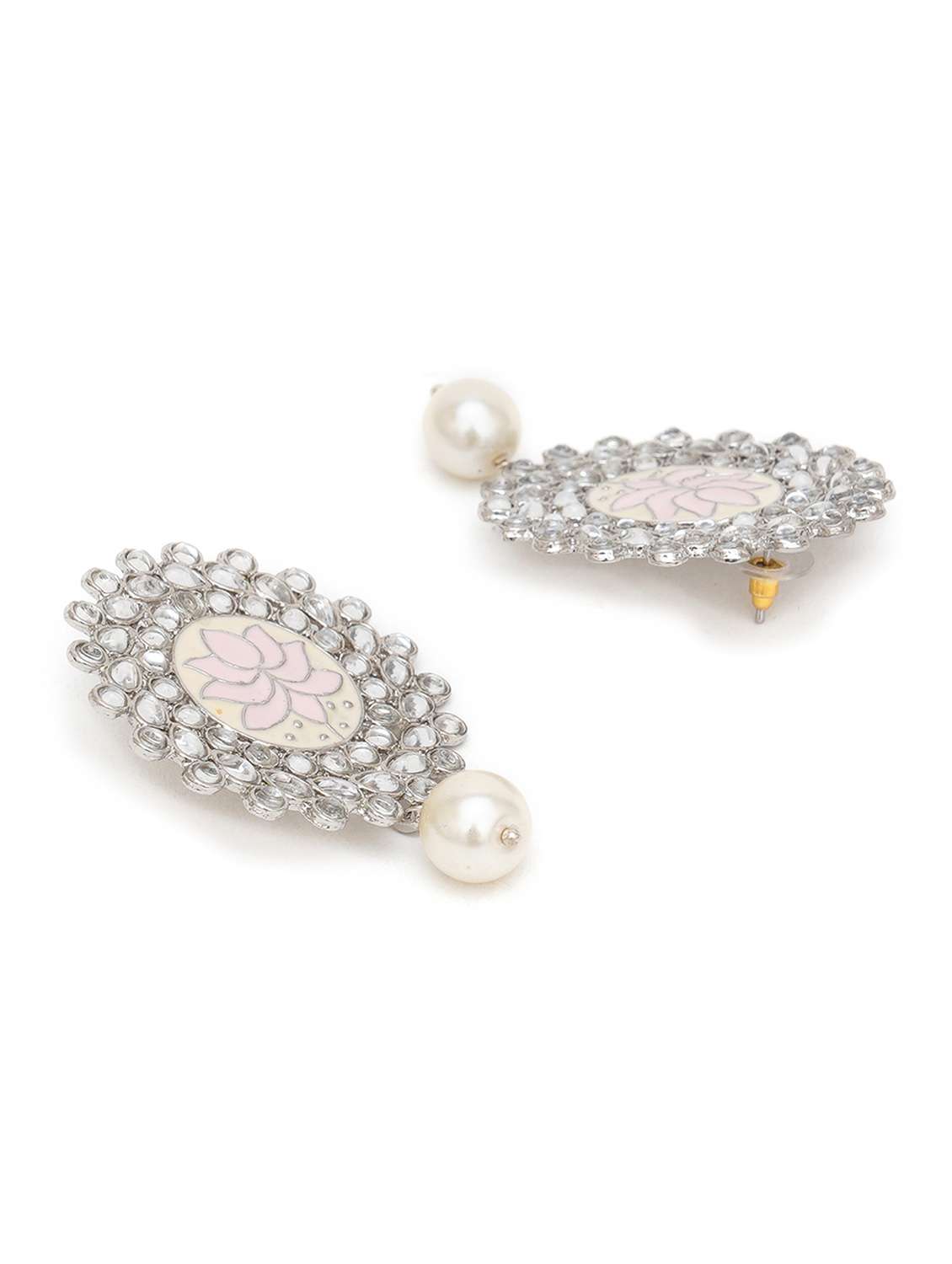Women Pink Classic Studs Earrings