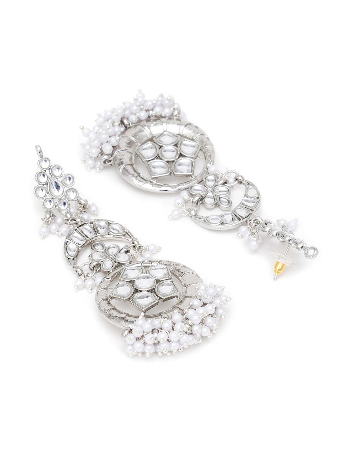 Silver Metal Earring