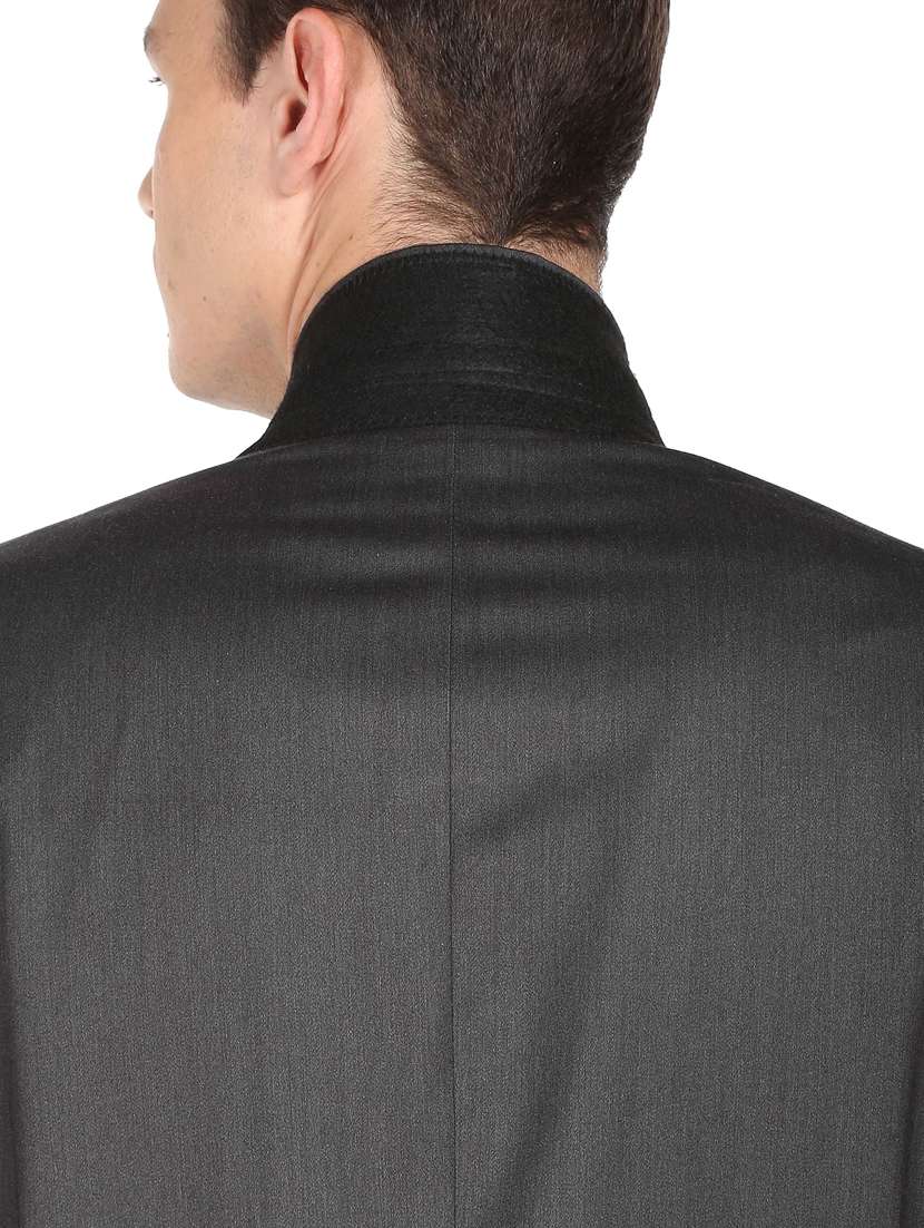 Solid Single Breasted Formal Blazer
