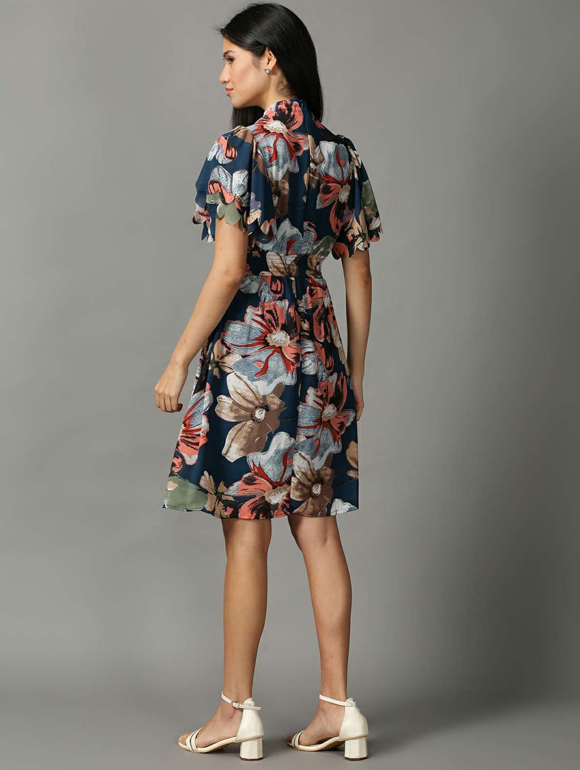 Women's Fit & Flare Floral Dress