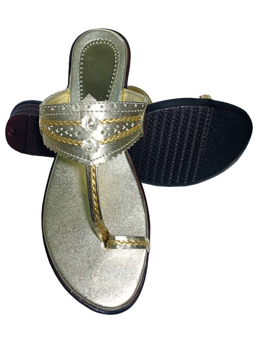 Gold One Toe Sandal
