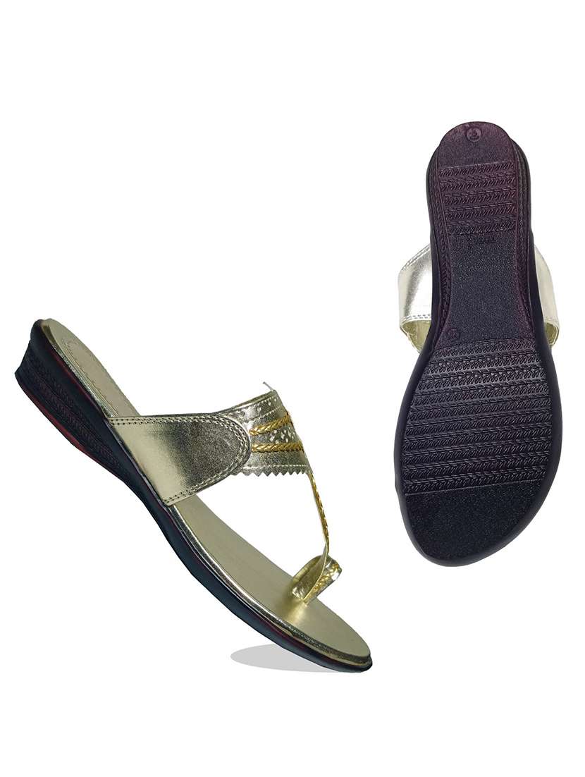 Gold One Toe Sandal