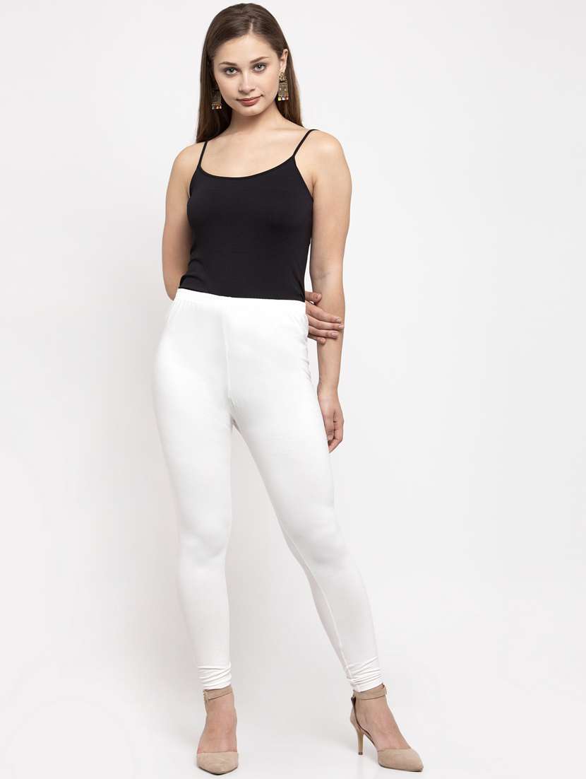 Mid Rise Solid Legging