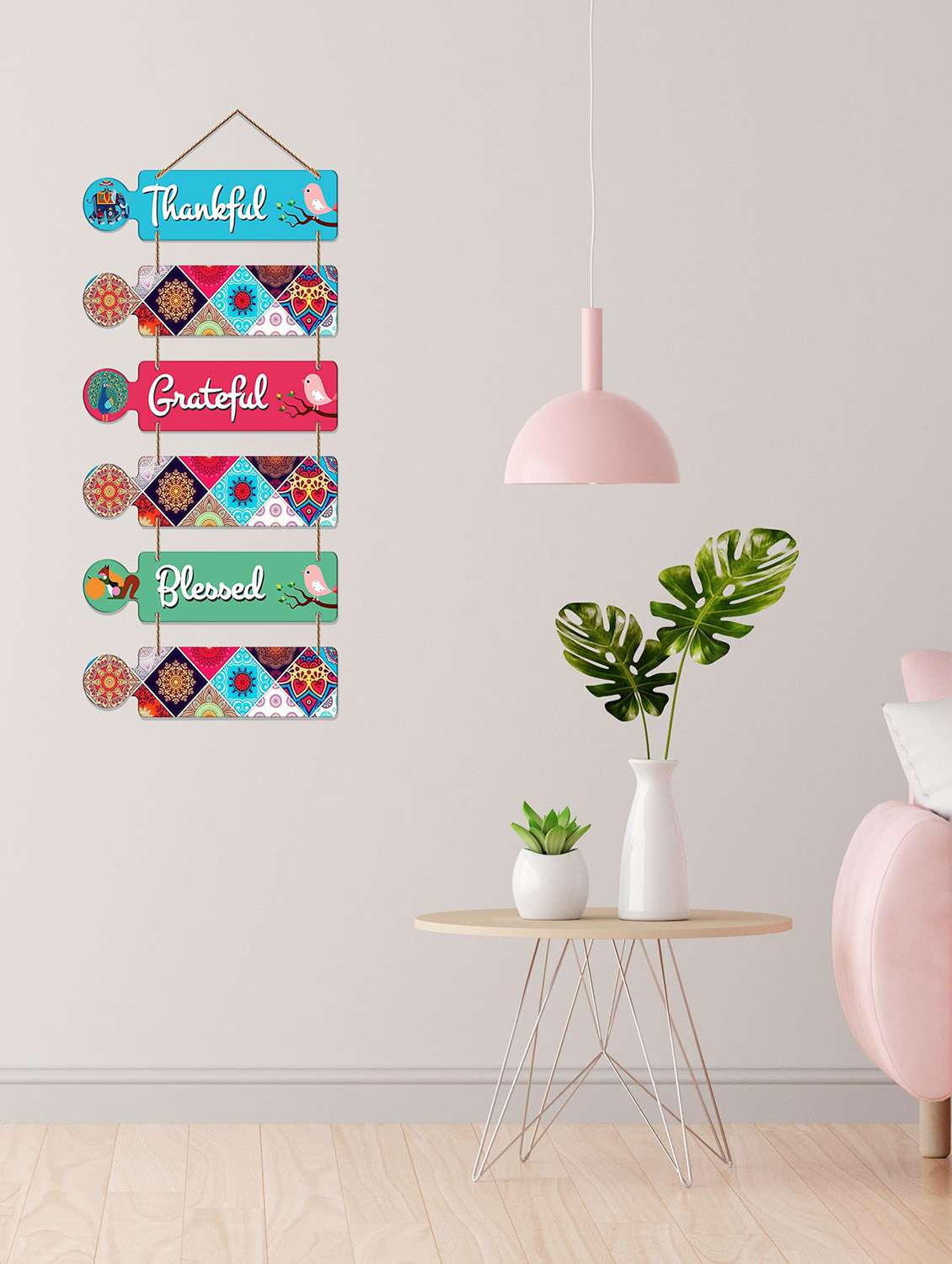 Thankful Wooden Designer Wall Hanging Decorative 