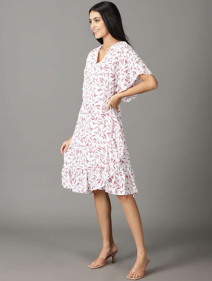 Women's Wrap Floral Dress