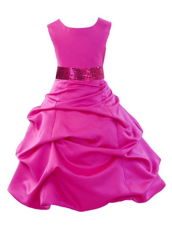 Girls Round Neck Sleeveless Frock