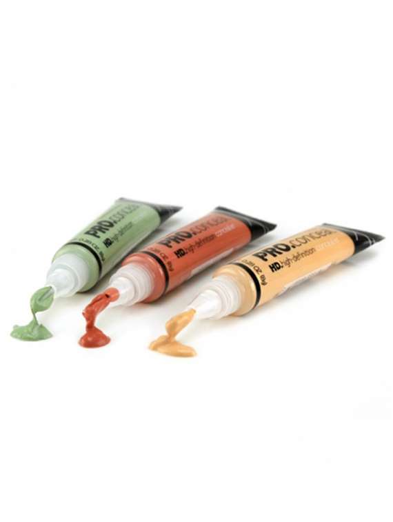 Favon Fabsecret Pack Of 3 Pro.Conceal Hd Concealers (Yellow, Orange And Green)