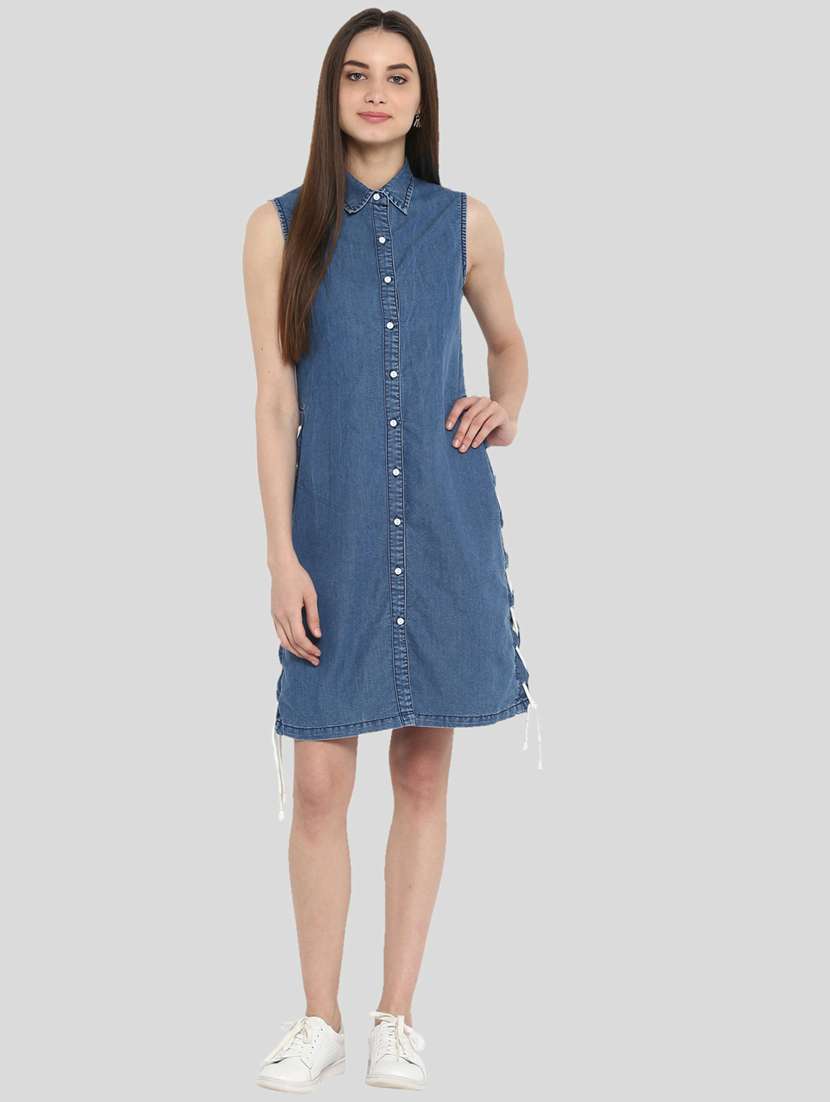 Women's Shirt Paisley Dress