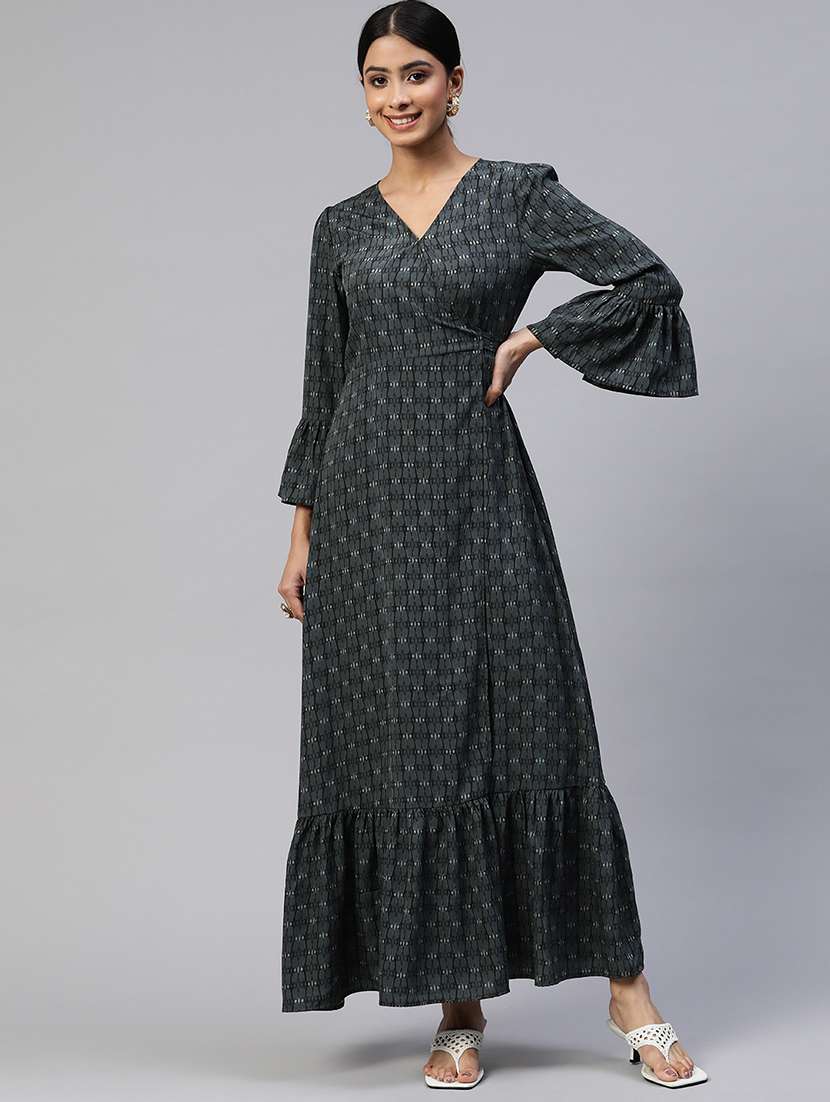Women's Tiered Dress Printed Dress