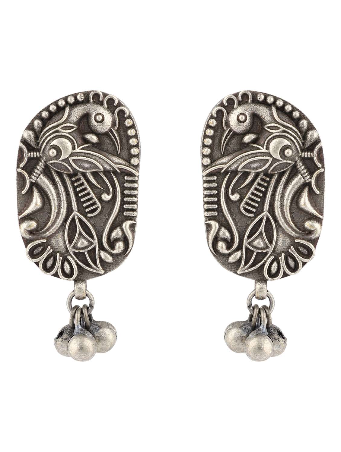 Silver Brass Earring