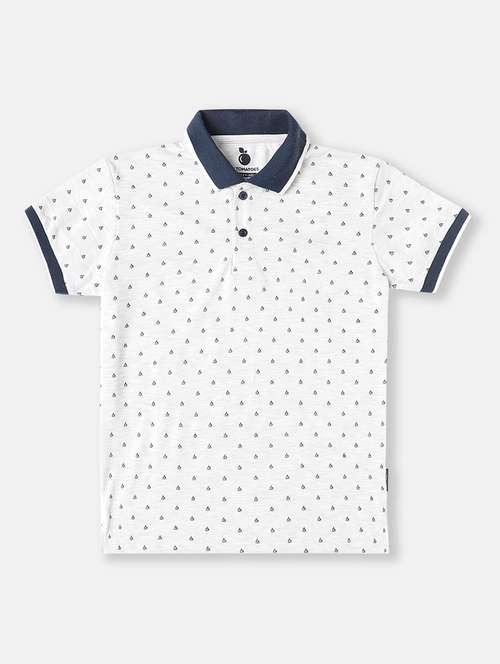 Lil Tomatoes Boys Cotton Pique Polo T Shirt