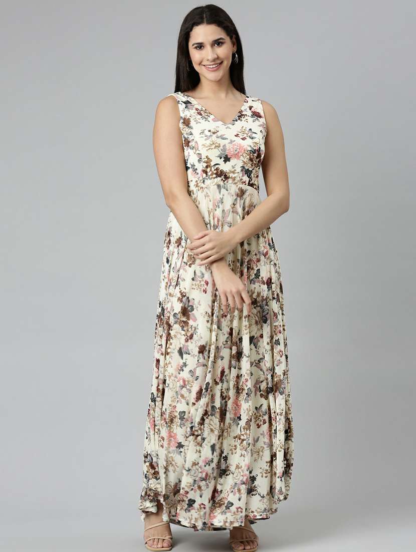 Women's Fit & Flare Floral Dress