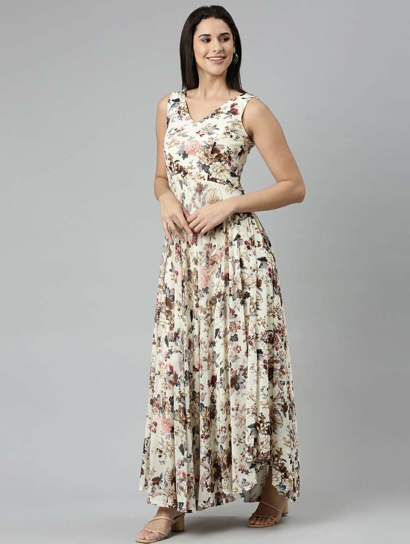 Women's Fit & Flare Floral Dress
